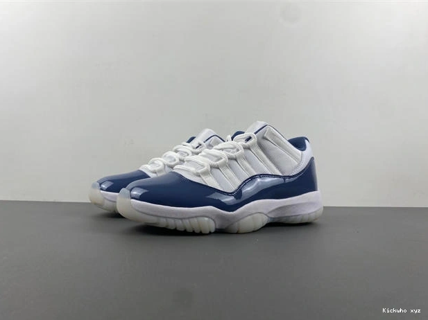 Jordan Air White navy 11 4090 Sporty  FV5104- blue 1013